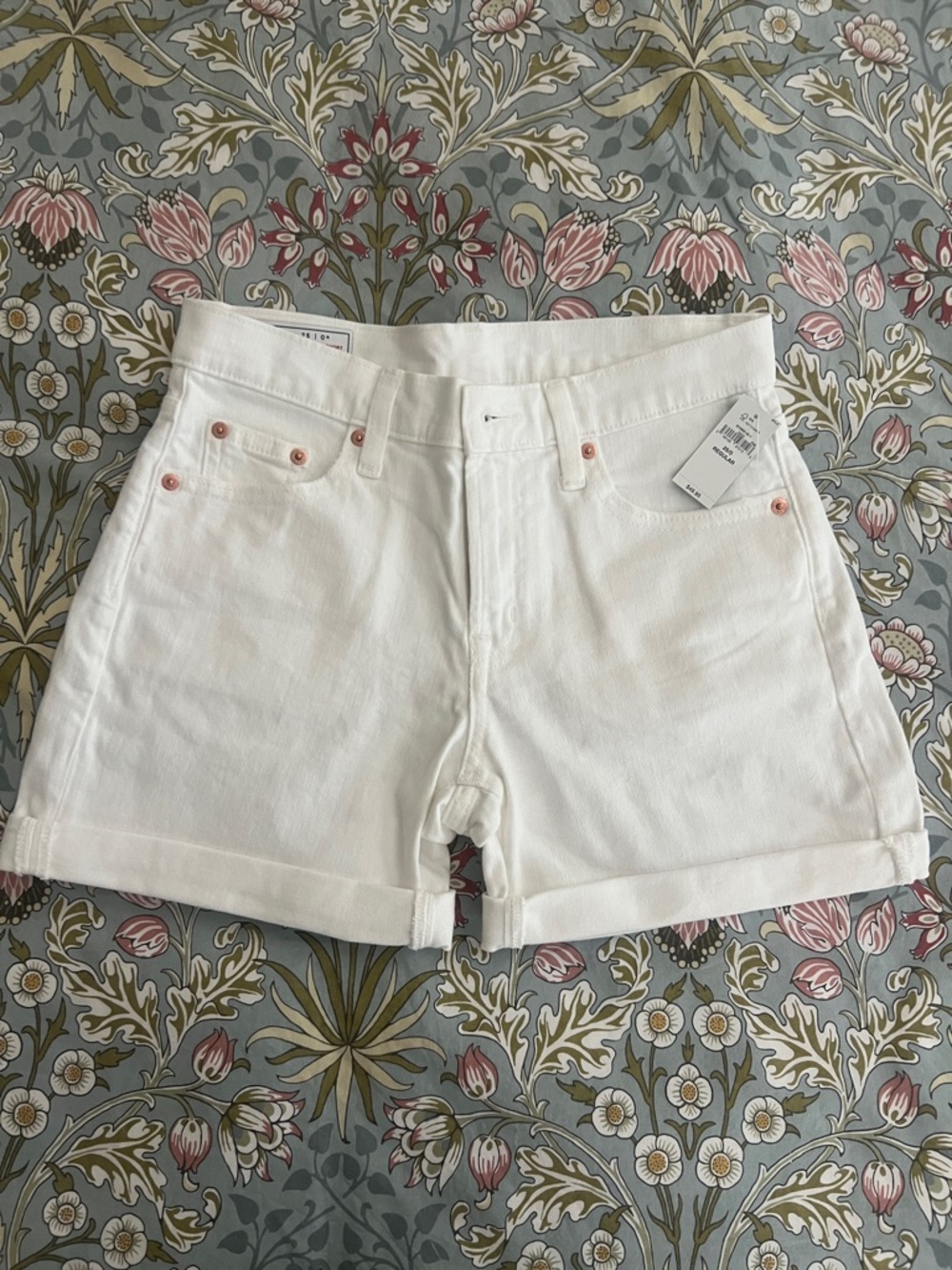 GAP White Denim Shorts